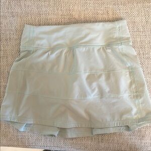 Lululemon Light Blue pace rival skirt